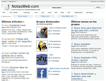 Tablet Screenshot of notasweb.com